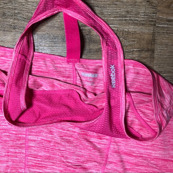 Sold ❗️Hot pink Reebok racerback tank size L - Picture 3 of 7